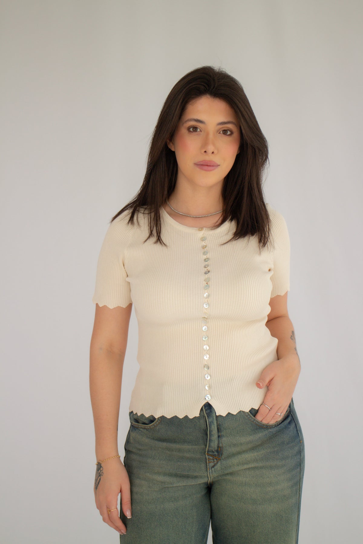 Blusa Londres Creme