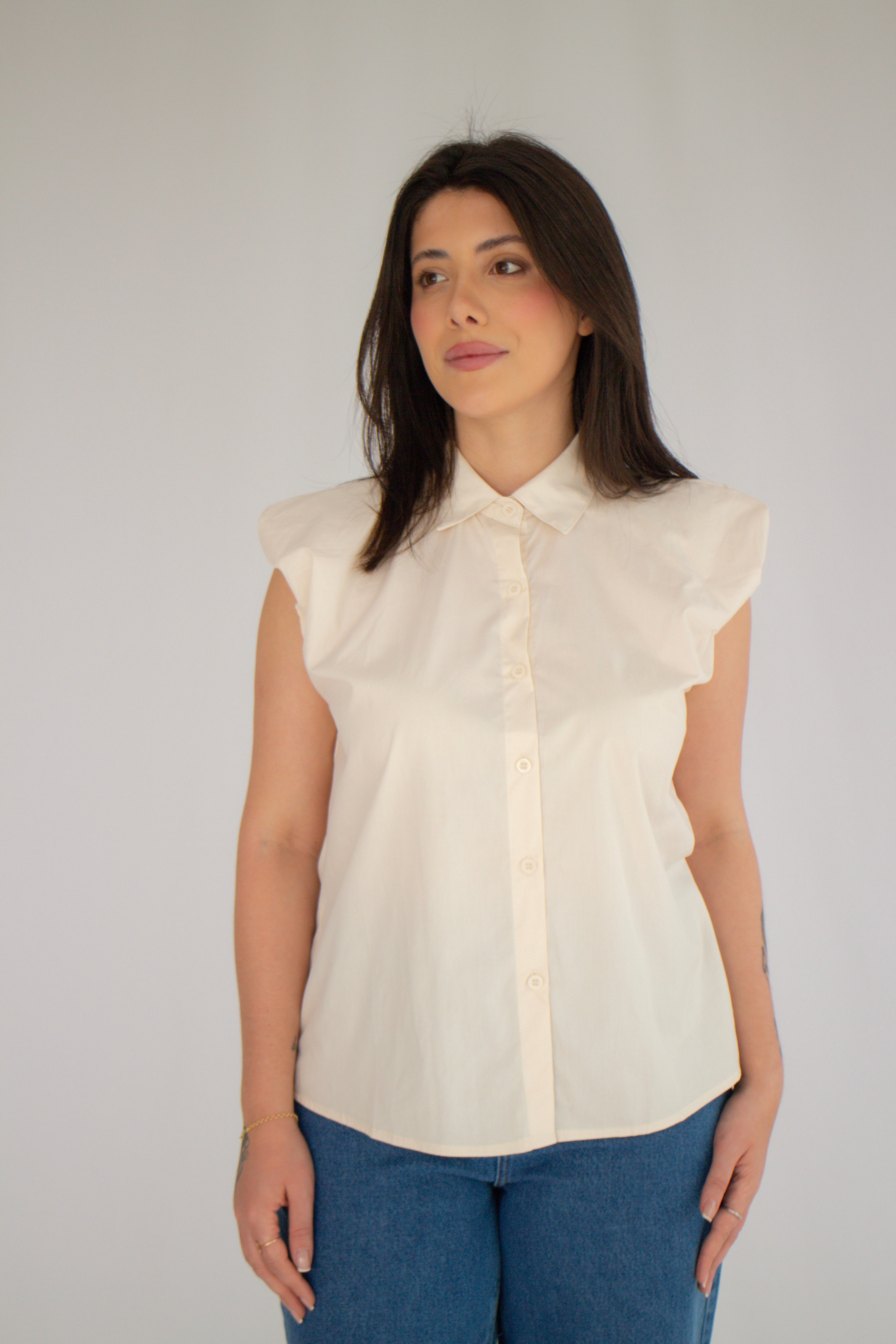Camisa Isabela Creme