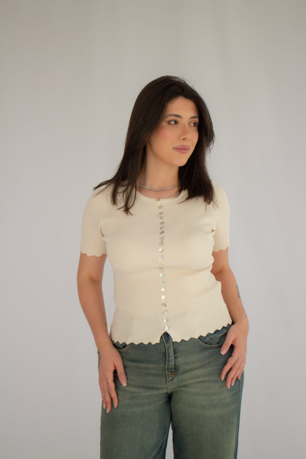 Blusa Londres Creme