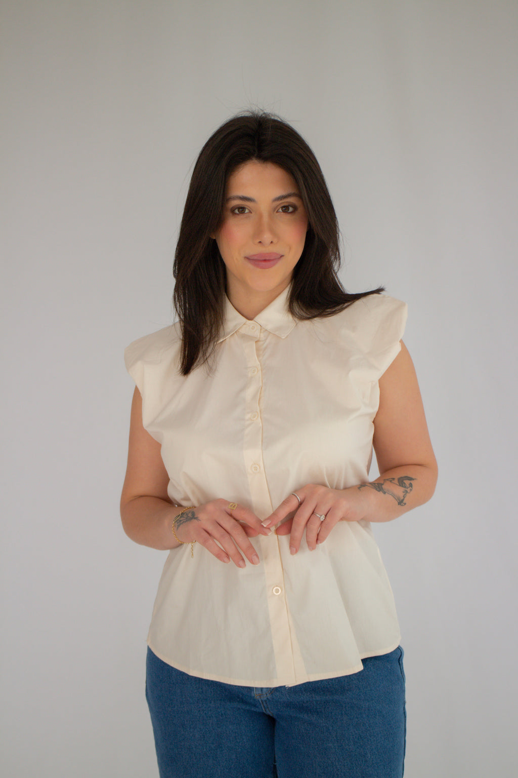 Camisa Isabela Creme