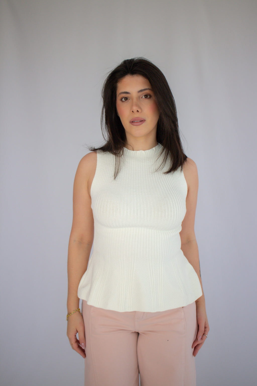 Regata Peplum Helen Off White