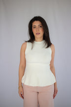 Regata Peplum Helen Off White