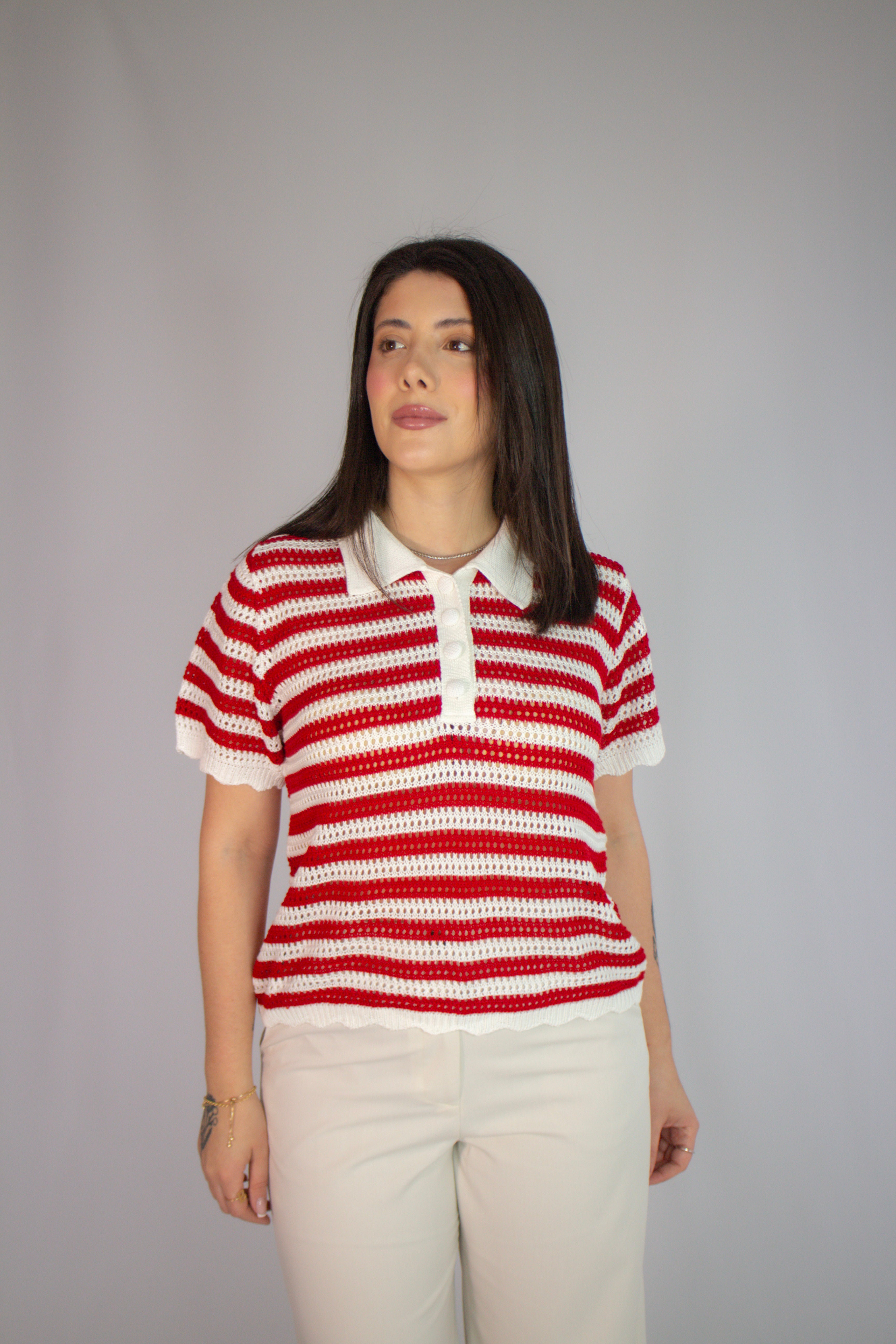 Blusa Polo Listra Gabriela