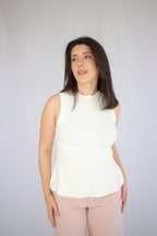 Regata Peplum Helen Off White
