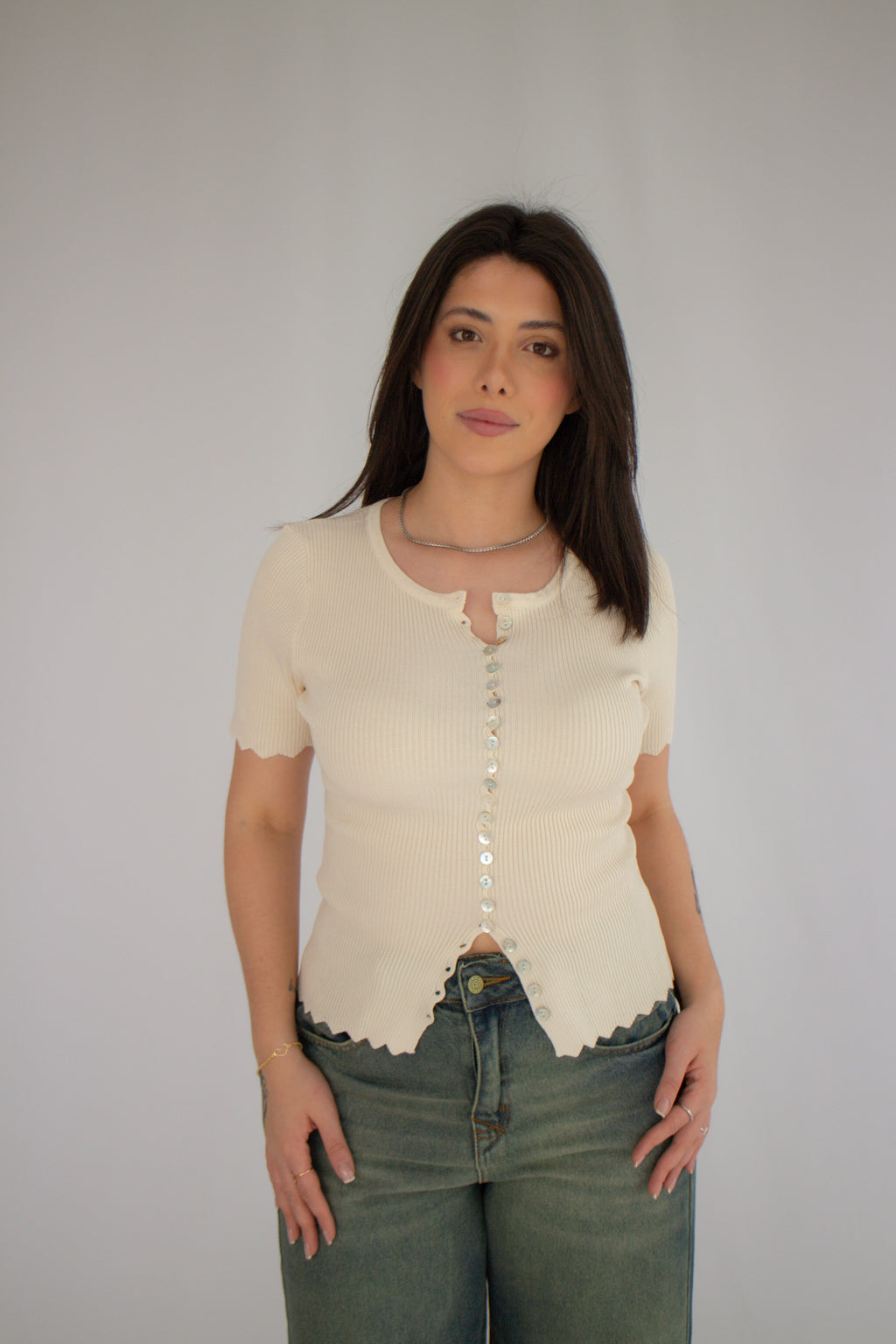 Blusa Londres Creme