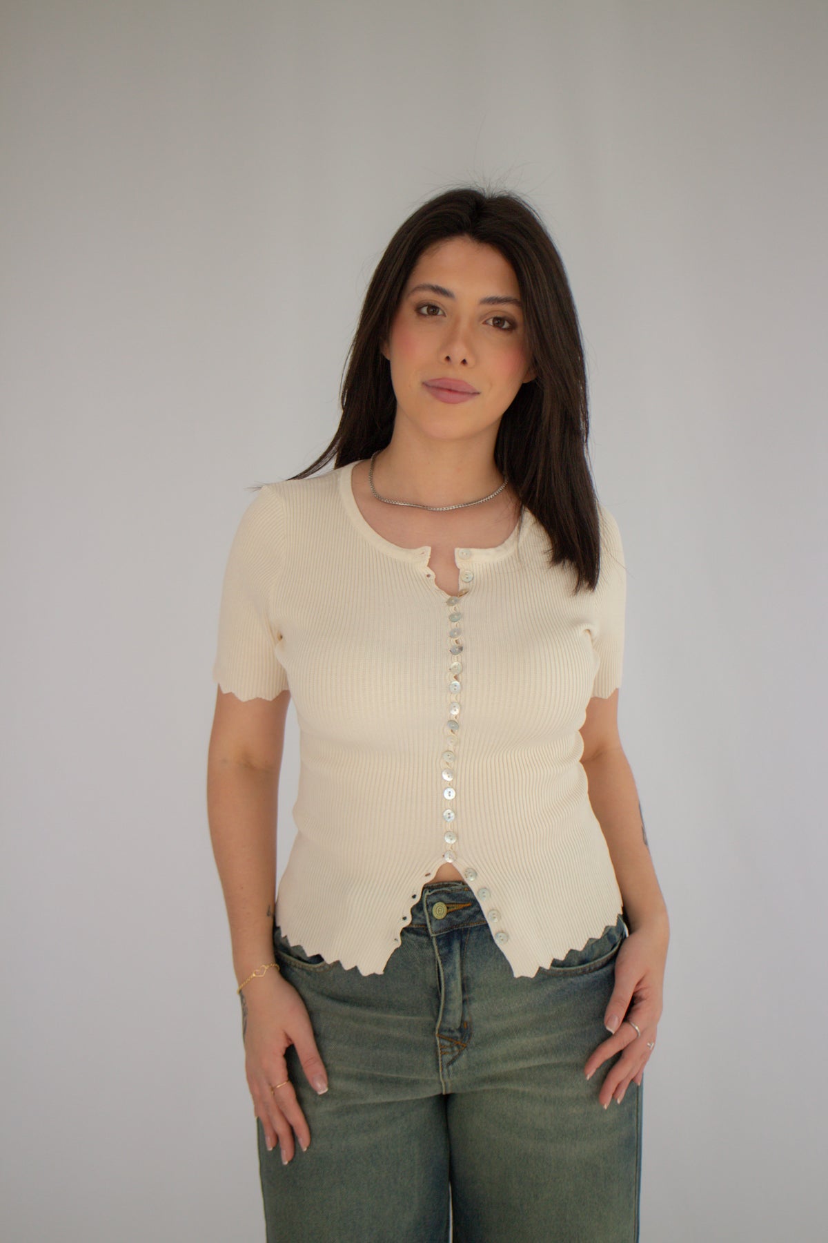 Blusa Londres Creme