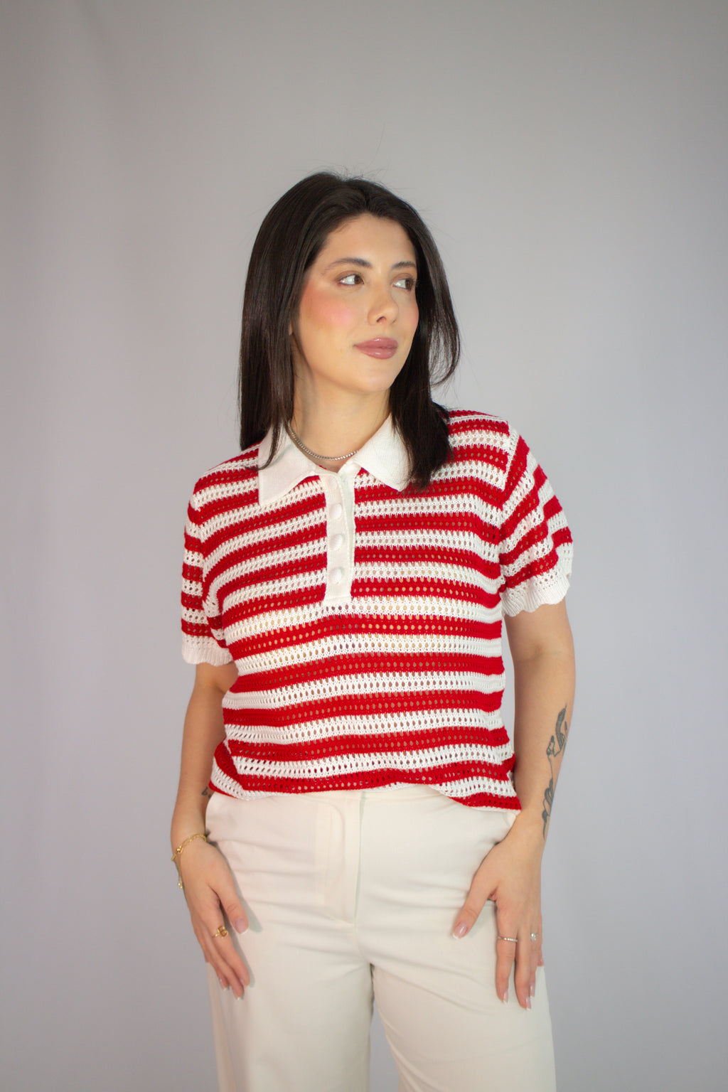 Blusa Polo Listra Gabriela