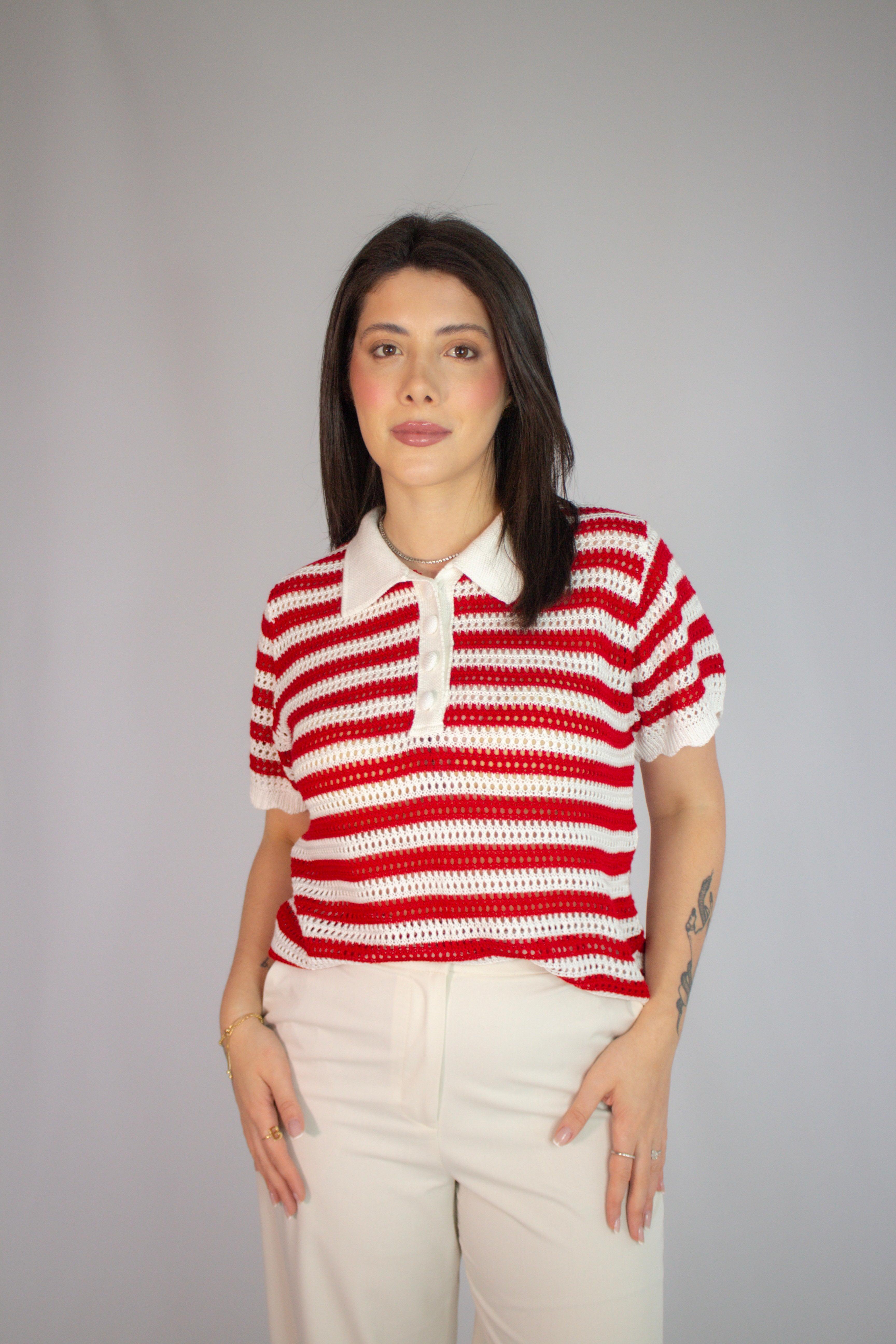 Blusa Polo Listra Gabriela