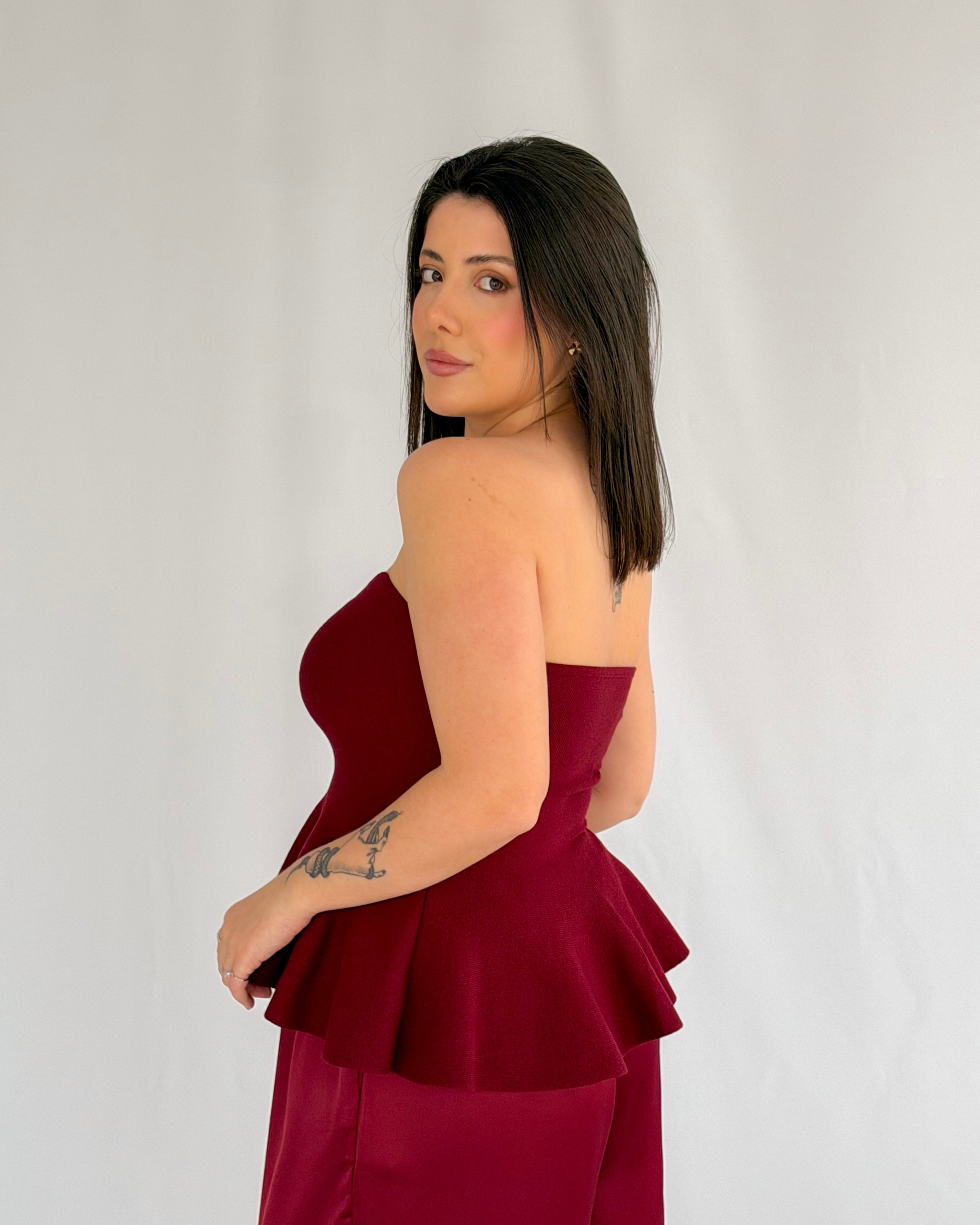 Blusa Peplum Olivia
